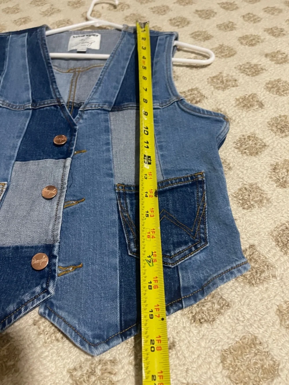 Wrangler with love Lainey Light Blue Denim Jacket - Picture 7 of 7